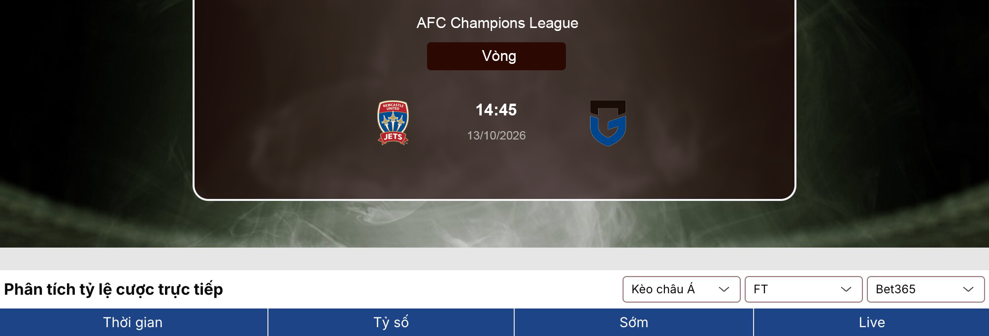 Soi tỷ lệ kèo